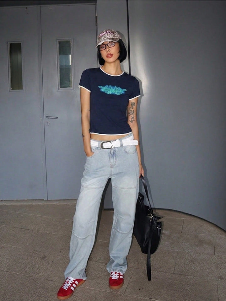 Tricou SHEIN, albastru