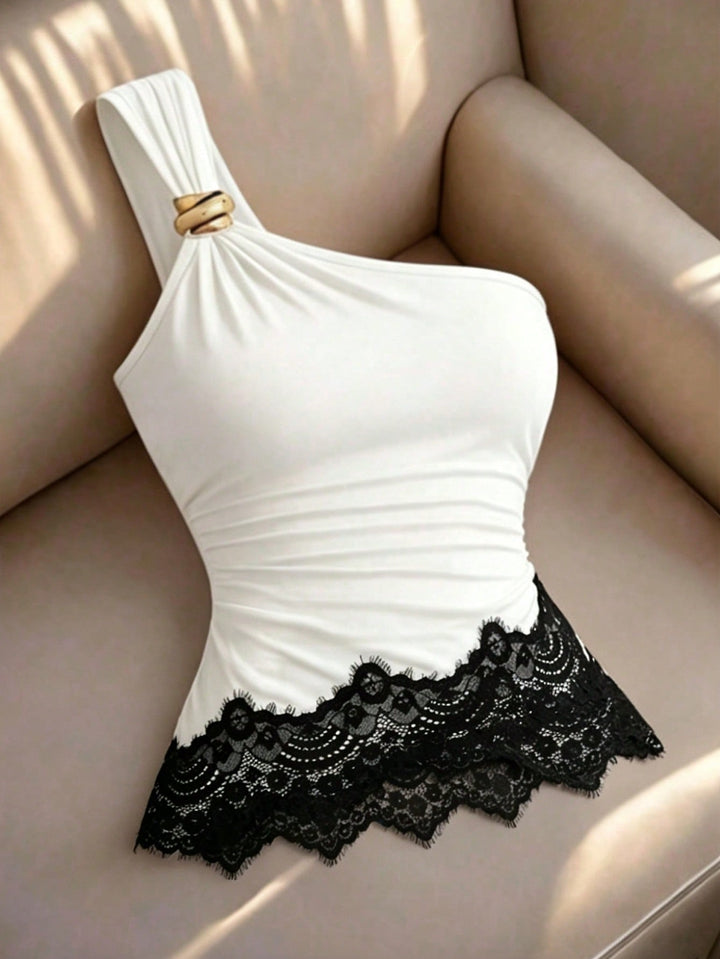 Top SHEIN, alb