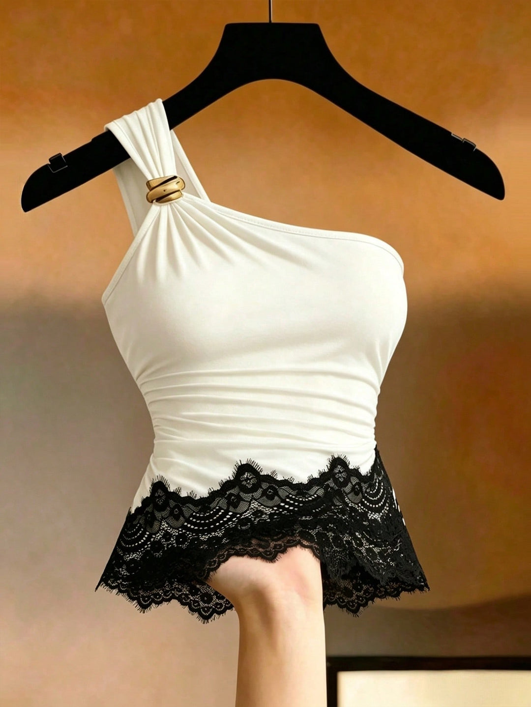 Top SHEIN, alb