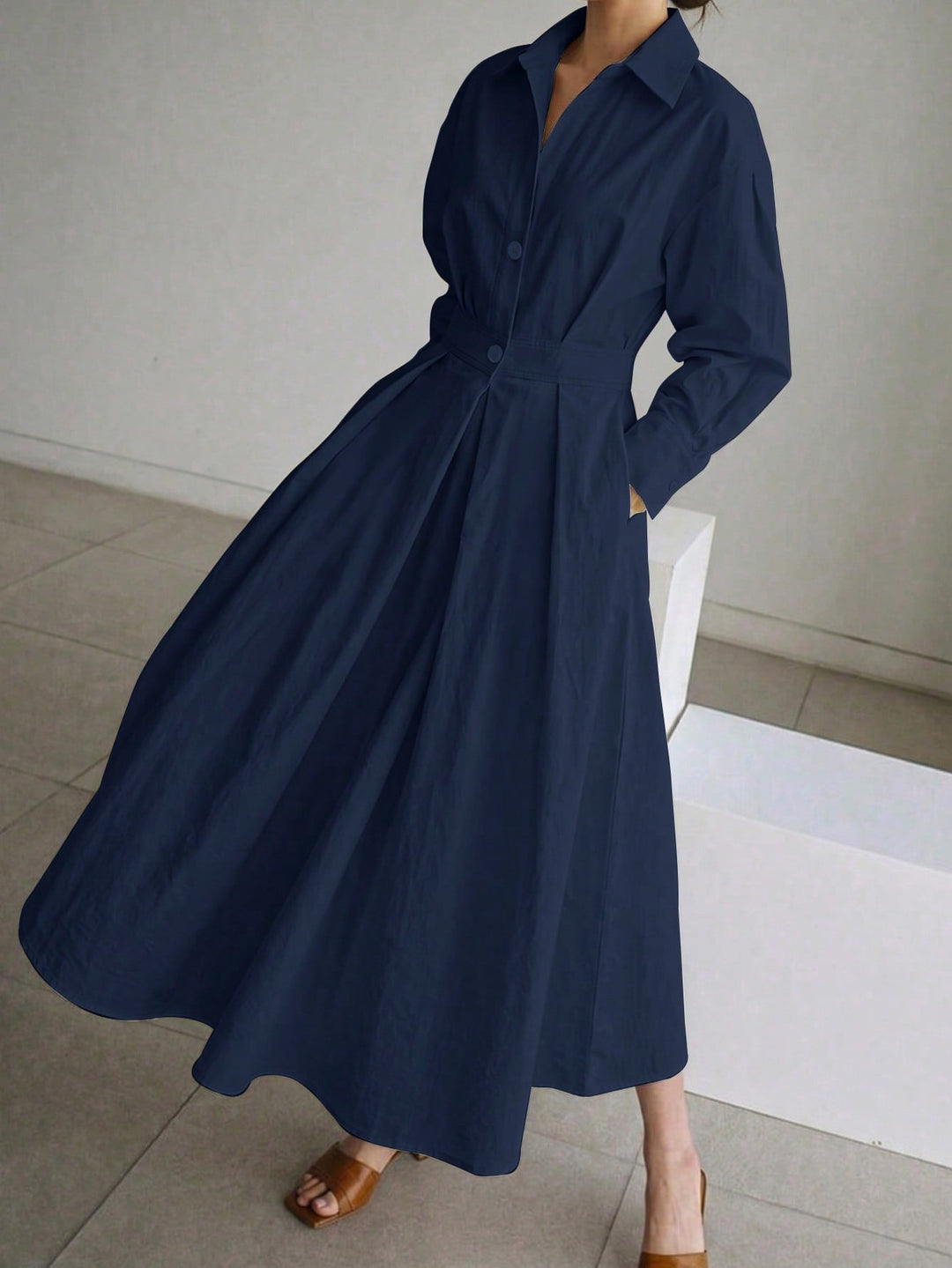 Rochie maxi SHEIN, albastru