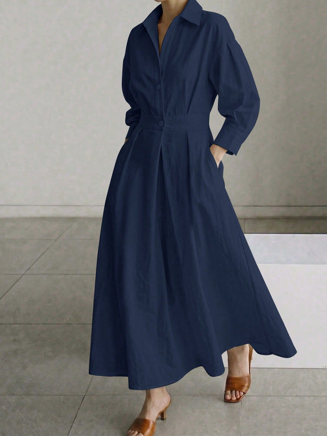 Rochie maxi SHEIN, albastru