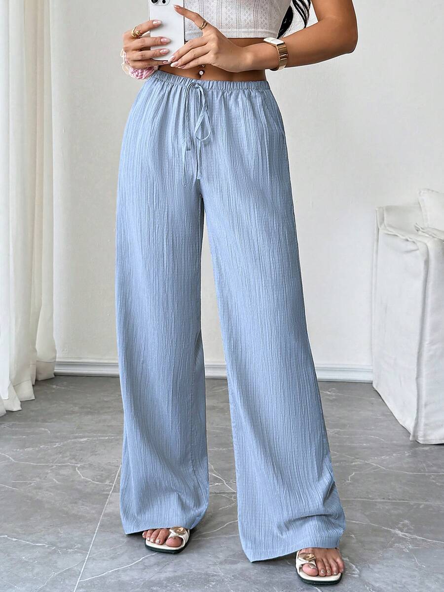 Pantaloni SHEIN, albastru