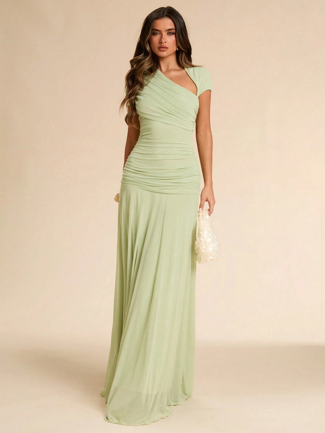 Rochie maxi damă SHEIN, verde, mărimea XS
