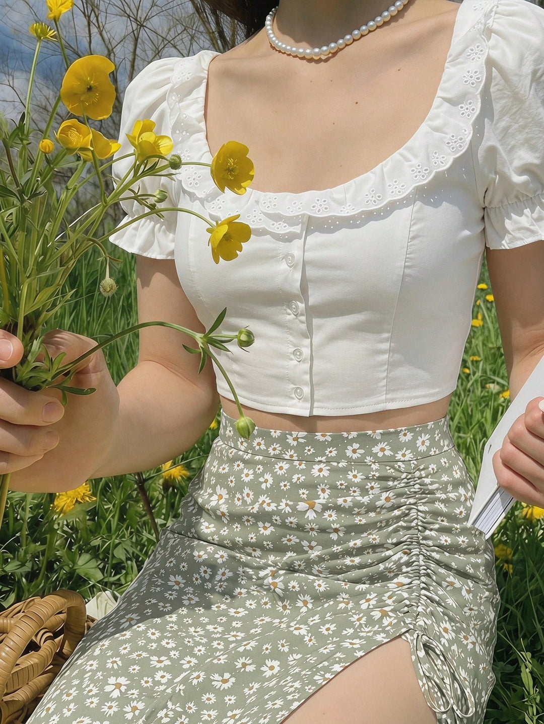 Bluza SHEIN, alb