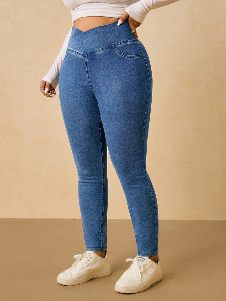 Jeans SHEIN, albastru