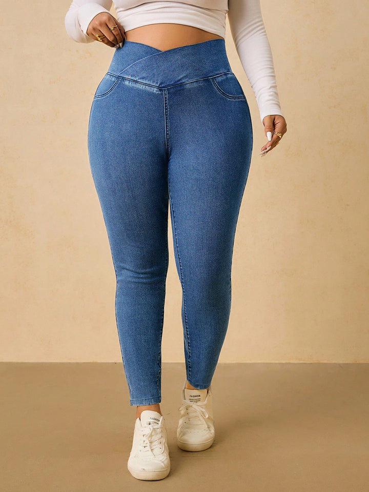Jeans SHEIN, albastru