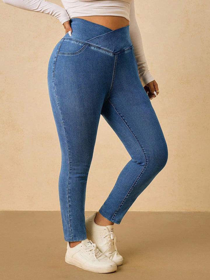 Jeans SHEIN, albastru