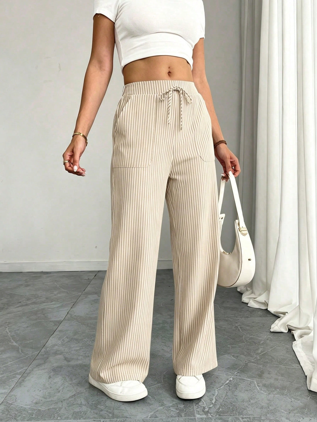 Pantaloni SHEIN, bej