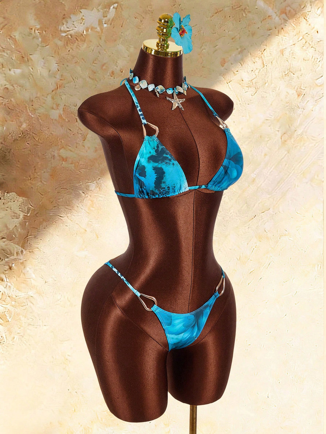 Set bikini SHEIN, albastru