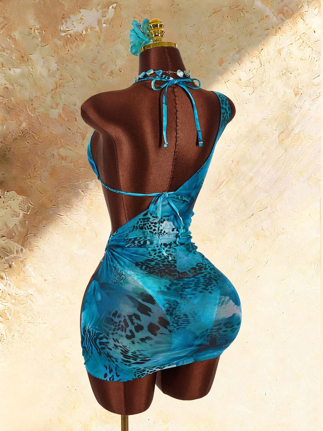 Set bikini SHEIN, albastru