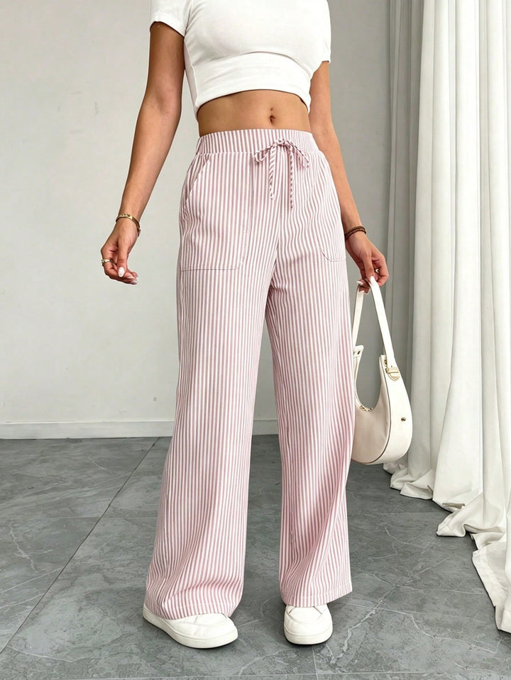 Pantaloni SHEIN, roz