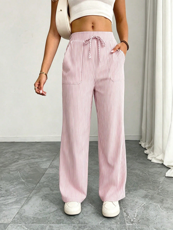 Pantaloni SHEIN, roz