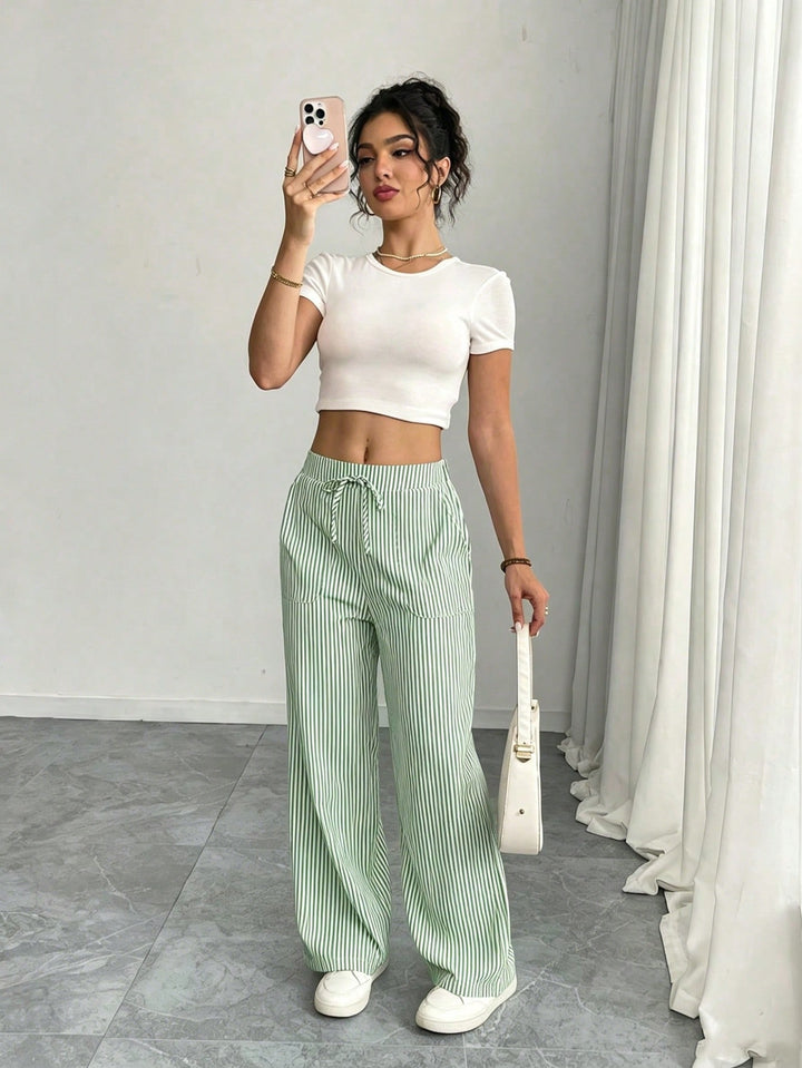 Pantaloni SHEIN, kaki