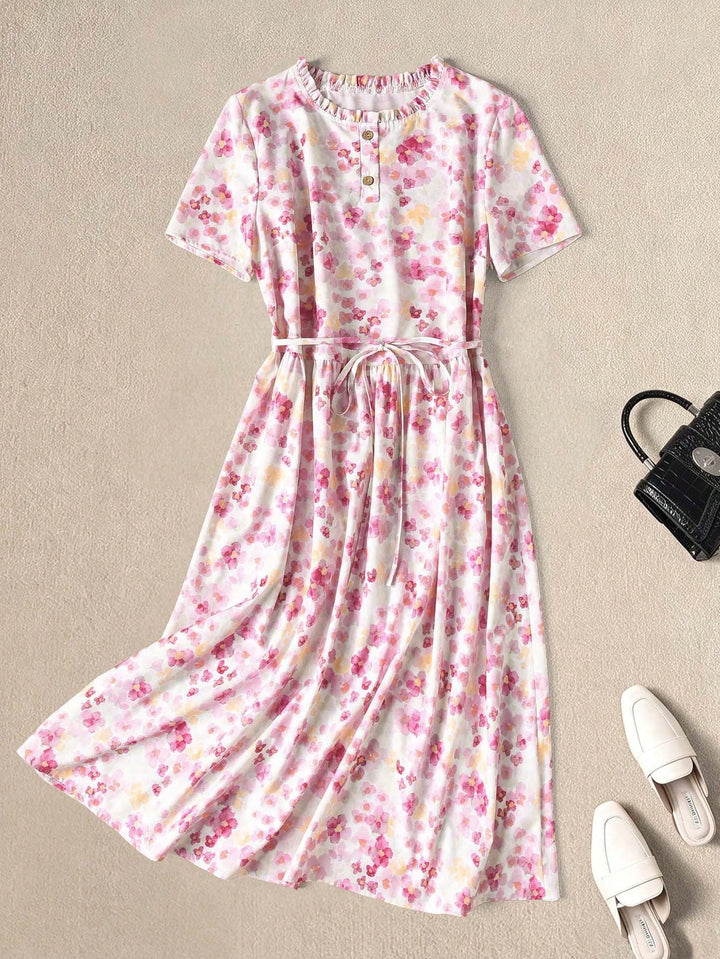 Rochie midi SHEIN, roz