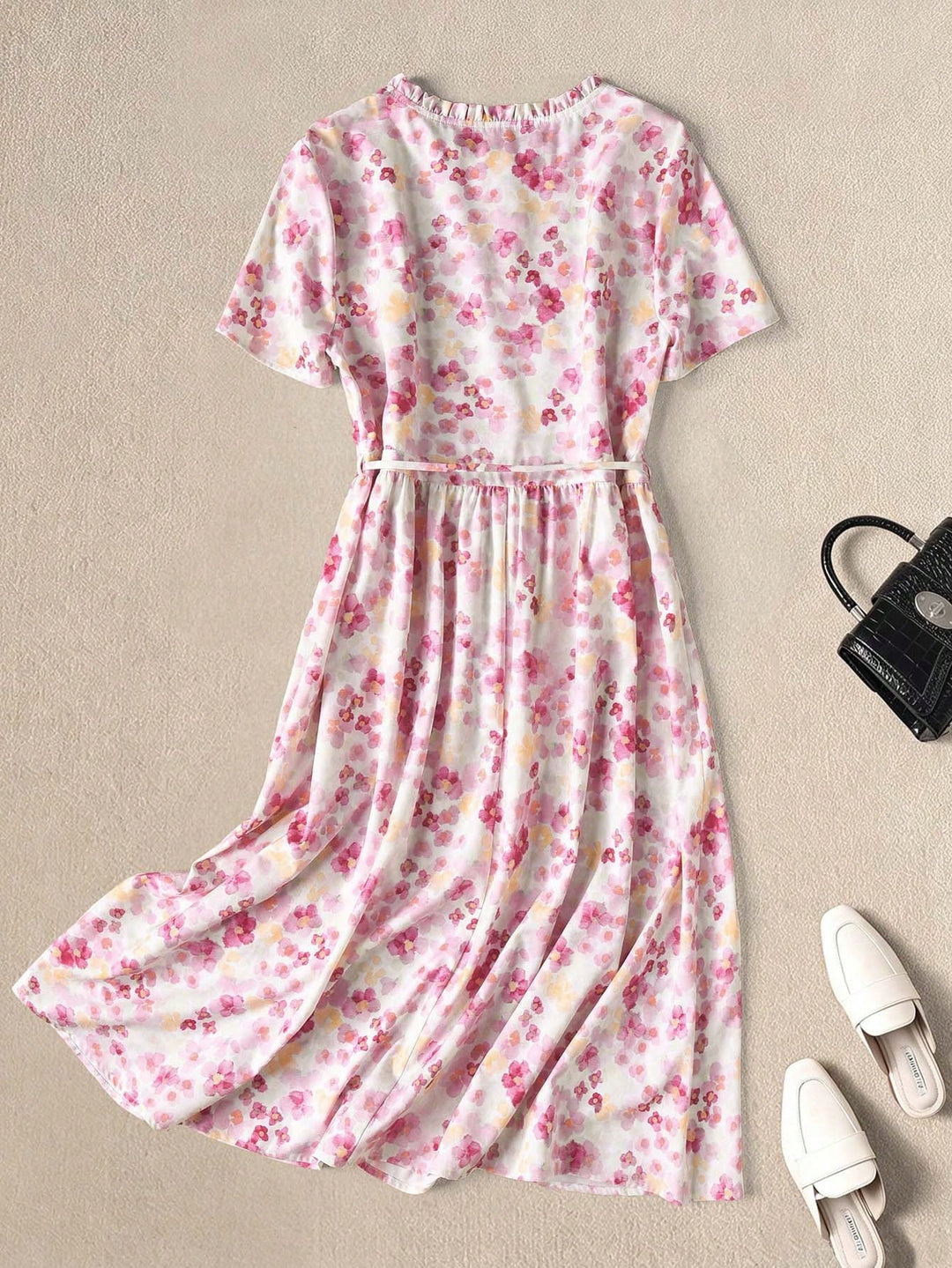 Rochie midi SHEIN, roz