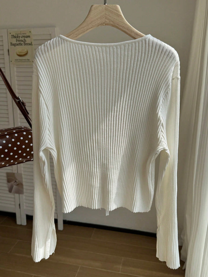 Cardigan SHEIN, alb