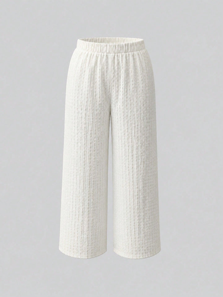 Pantaloni SHEIN, alb