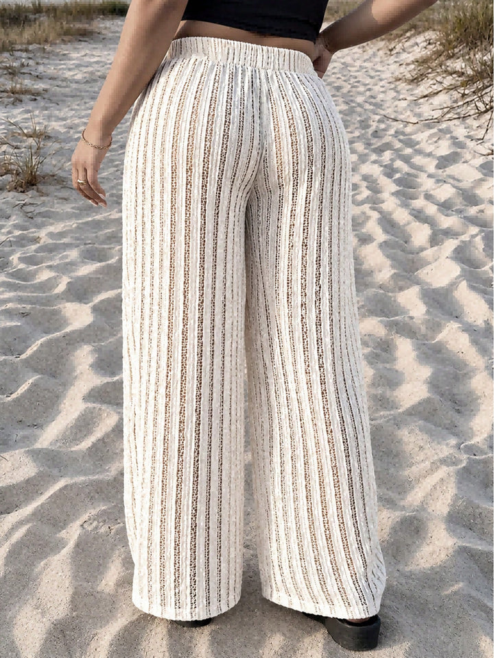 Pantaloni SHEIN, alb