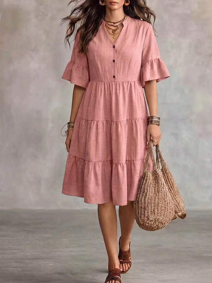Rochie midi SHEIN, roz