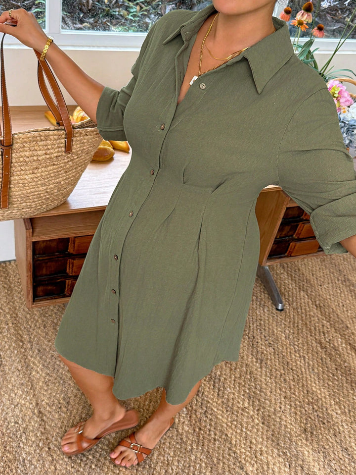 Rochie SHEIN, kaki