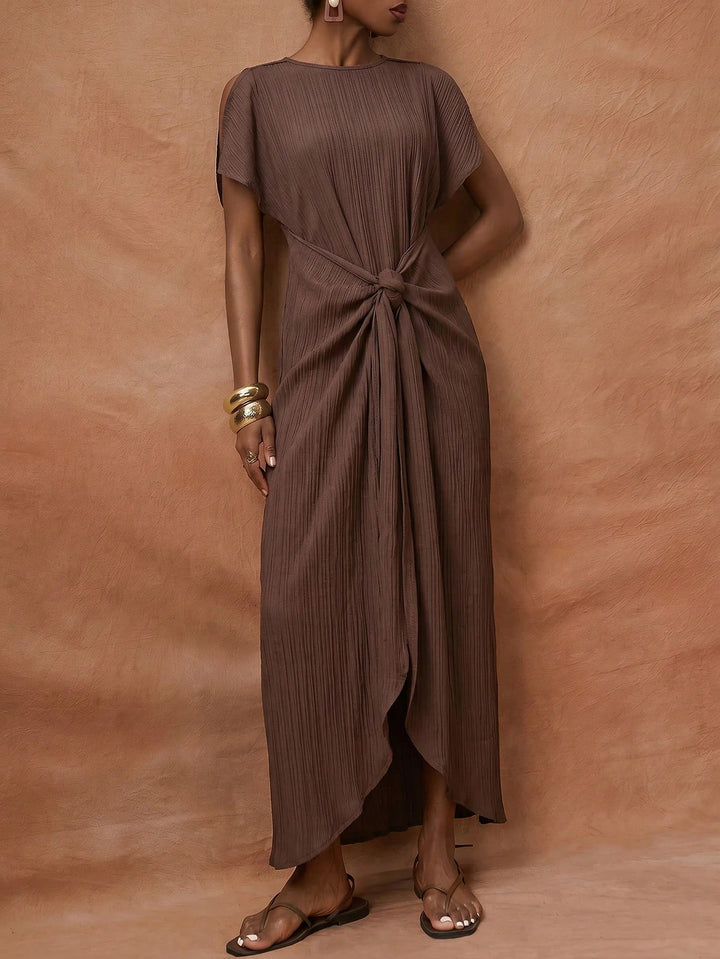 Rochie maxi SHEIN, maro