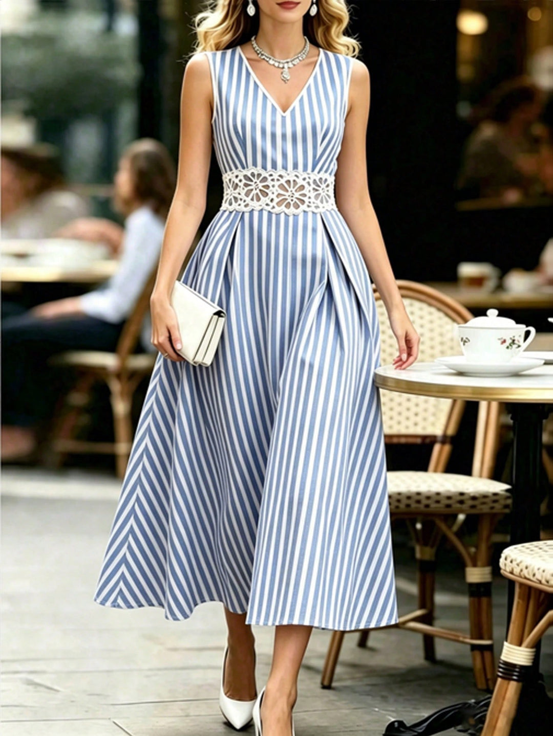 Rochie maxi SHEIN, mix culori