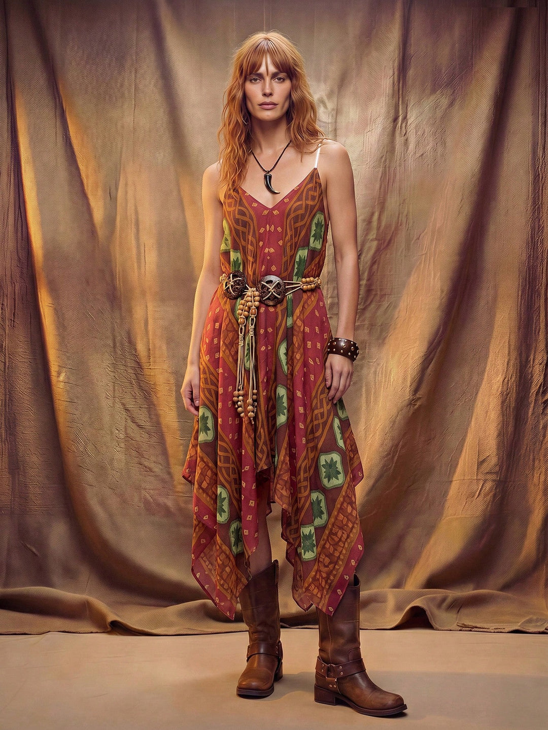 Rochie maxi SHEIN, mix culori