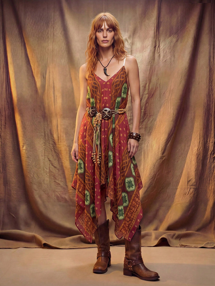 Rochie maxi SHEIN, mix culori