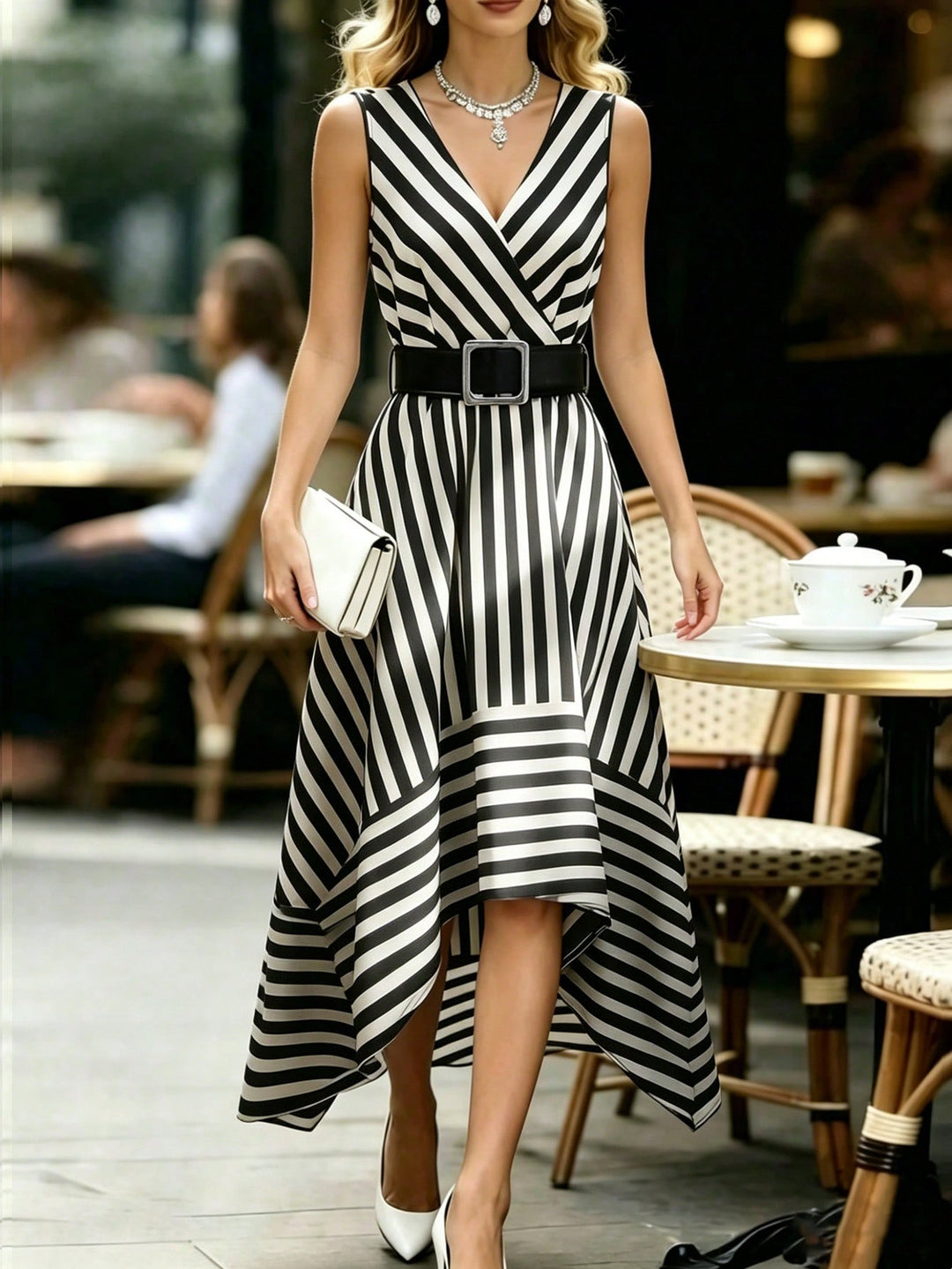 Rochie maxi SHEIN, mix culori