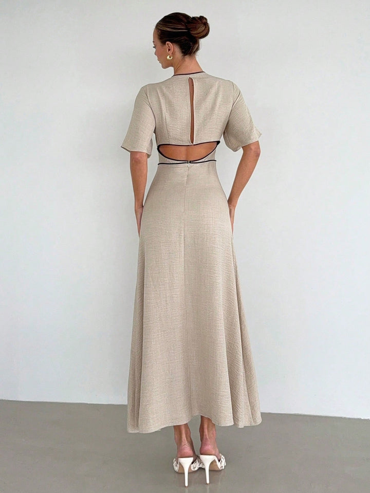 Rochie maxi SHEIN, portocaliu