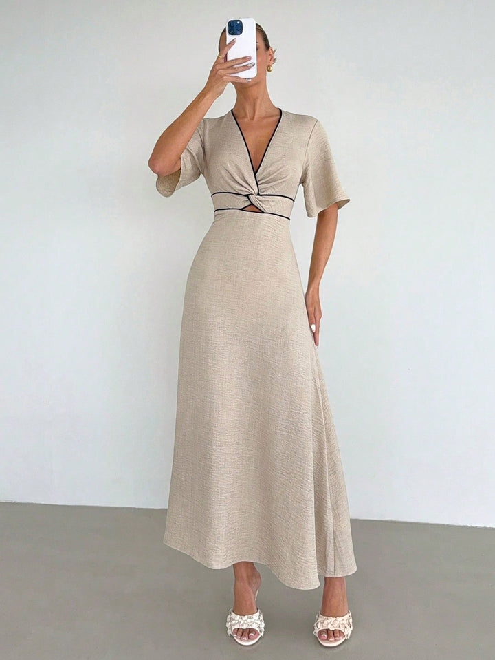 Rochie maxi SHEIN, portocaliu