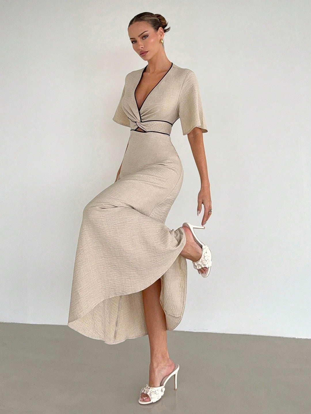 Rochie maxi SHEIN, portocaliu