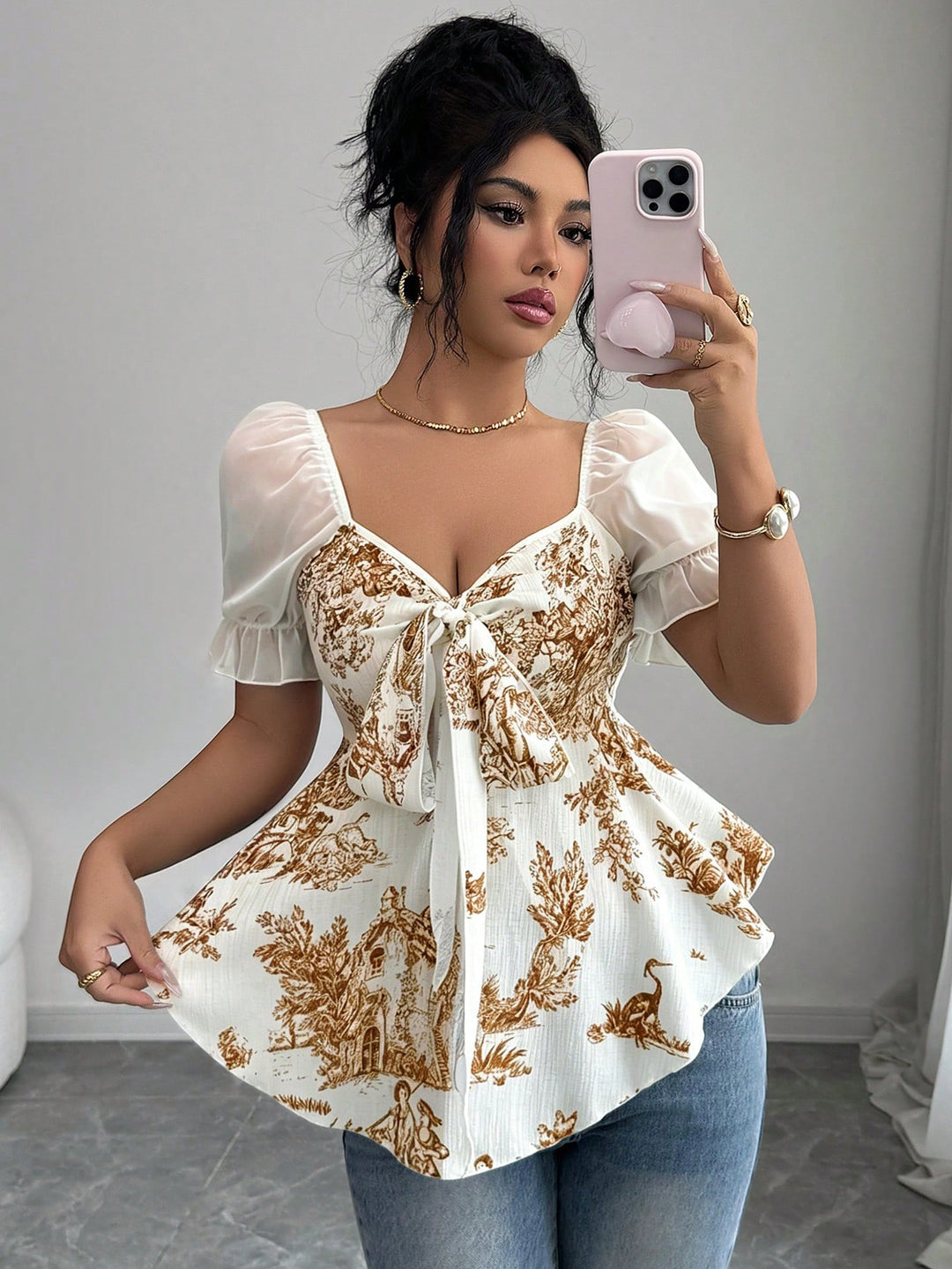 Bluza SHEIN, maro