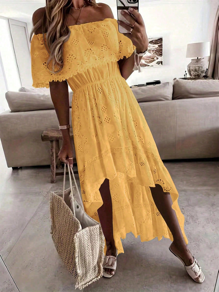 Rochie midi SHEIN, galben