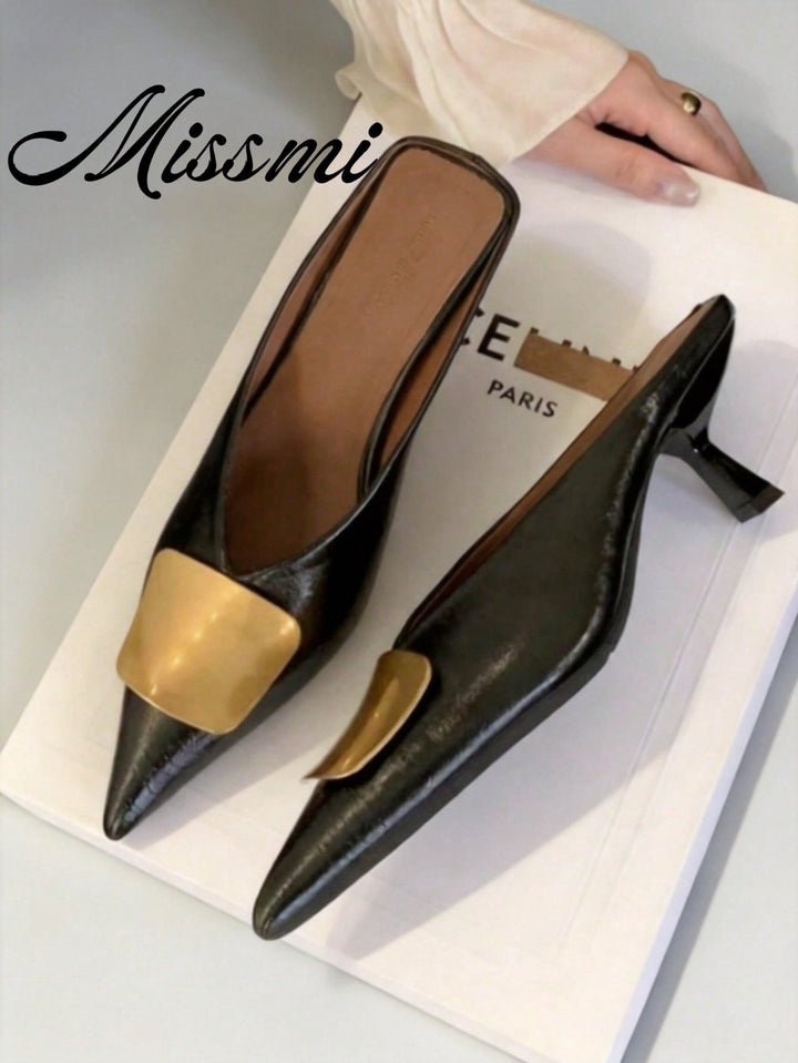 Pantofi cu toc SHEIN, negru