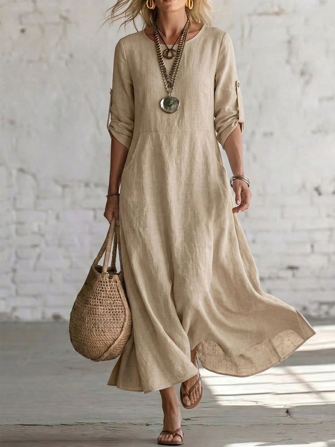 Rochie SHEIN, kaki