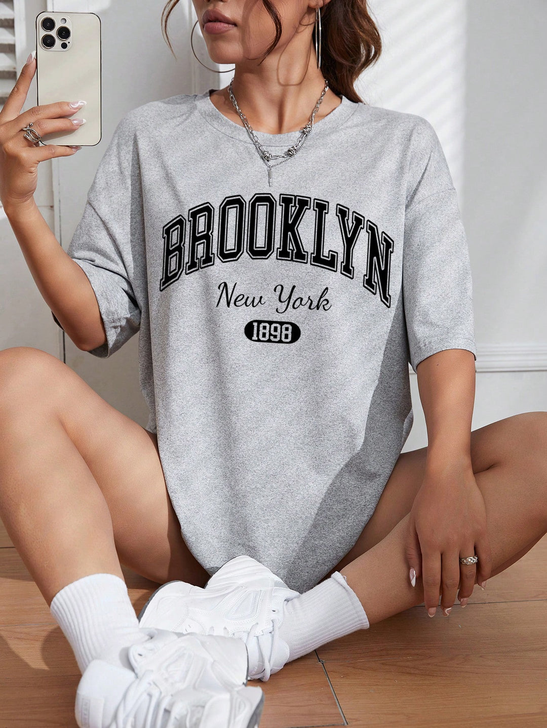 Tricou SHEIN, gri
