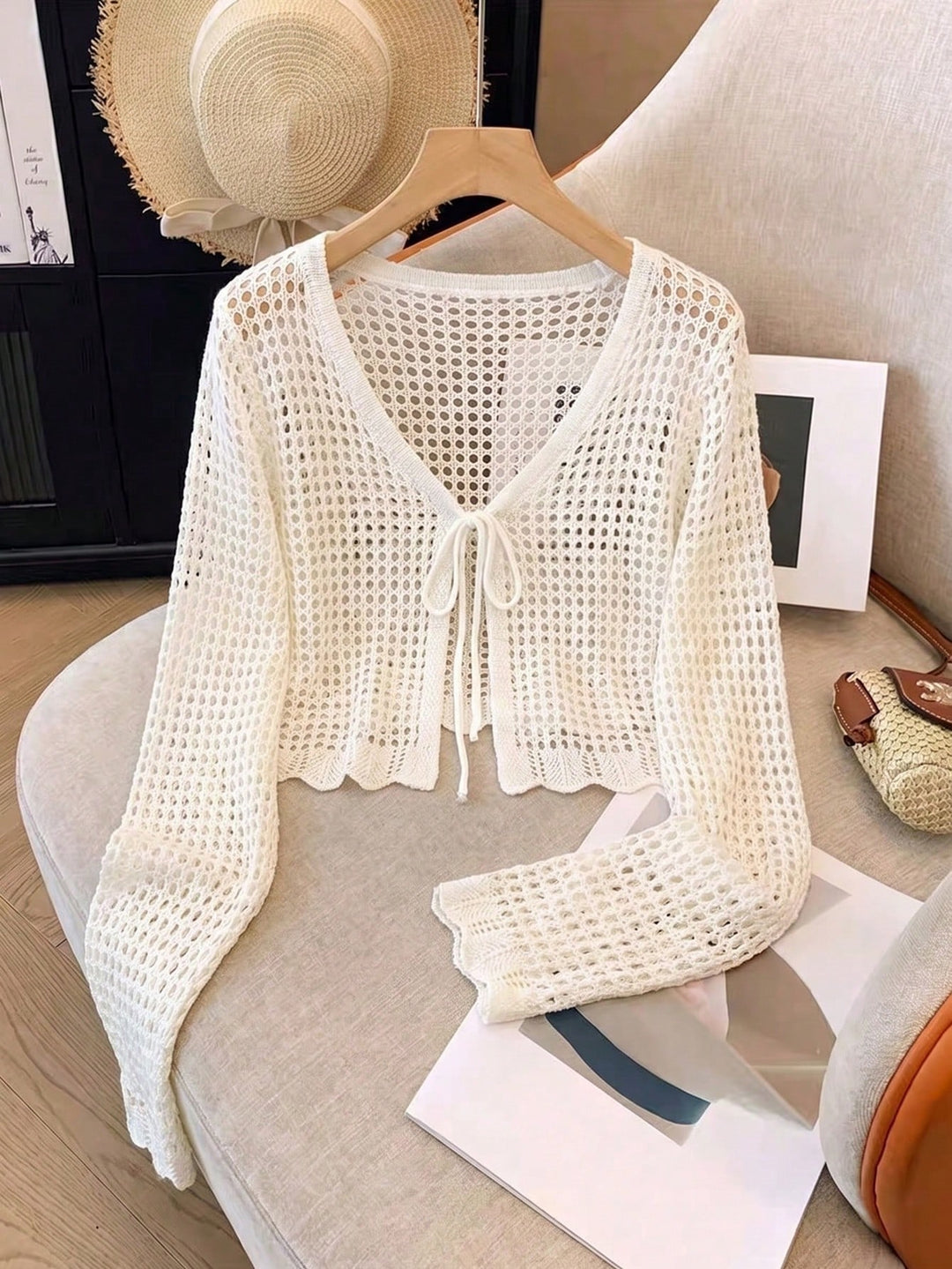 Cardigan SHEIN, alb