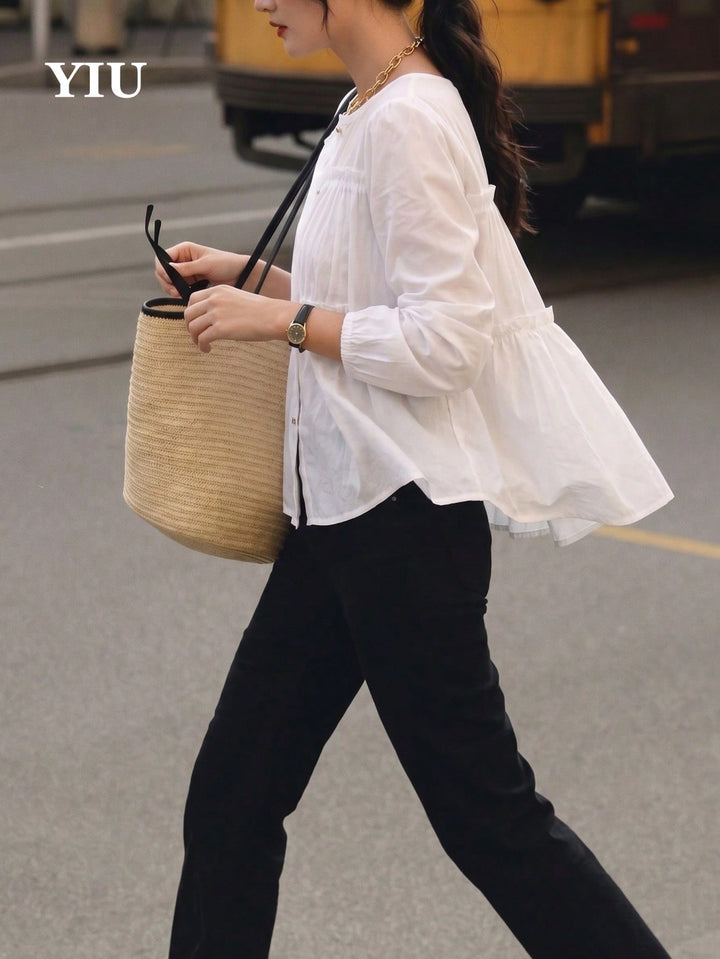 Top SHEIN, alb