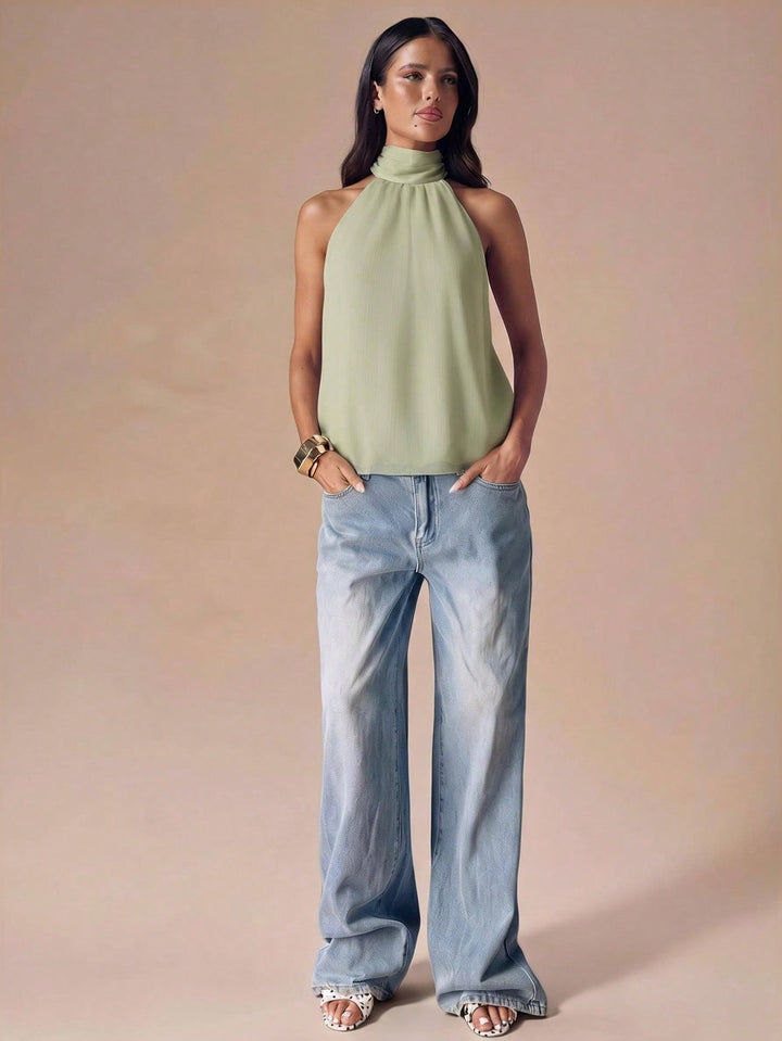 Top SHEIN, verde
