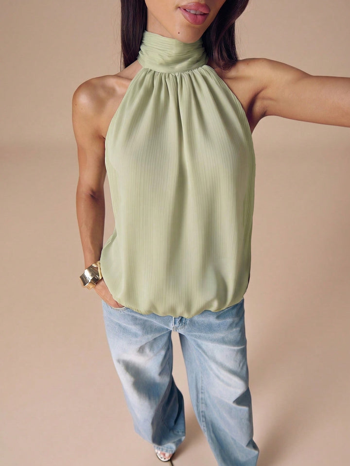 Top SHEIN, verde
