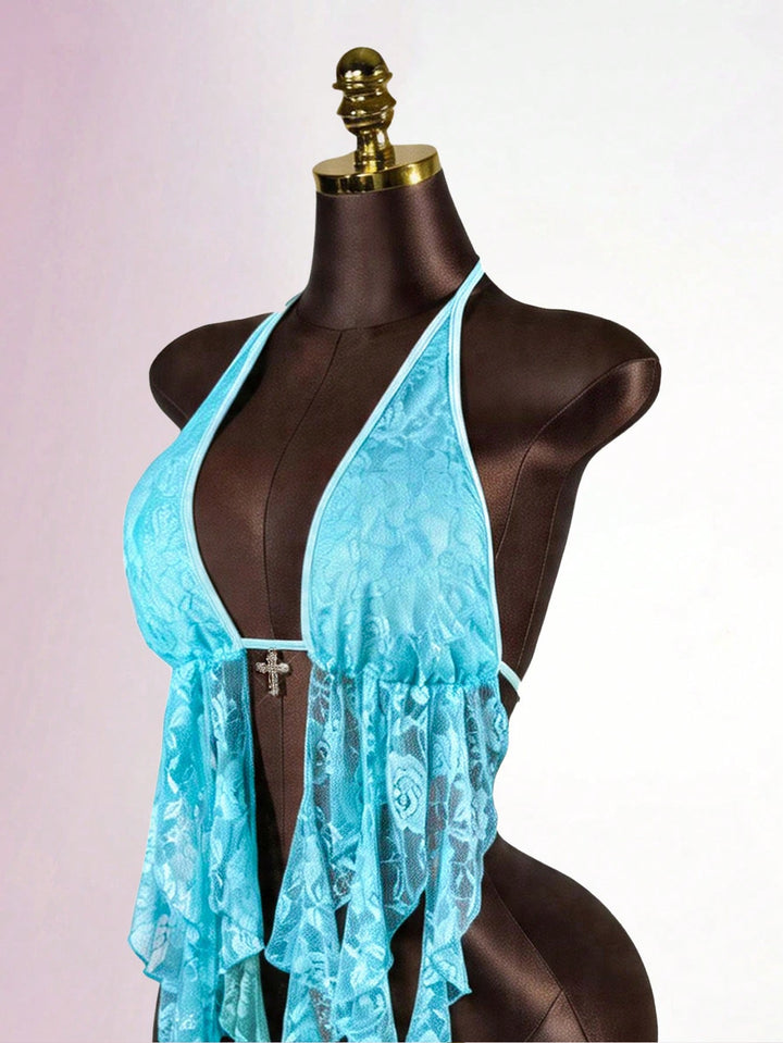 Top SHEIN, albastru