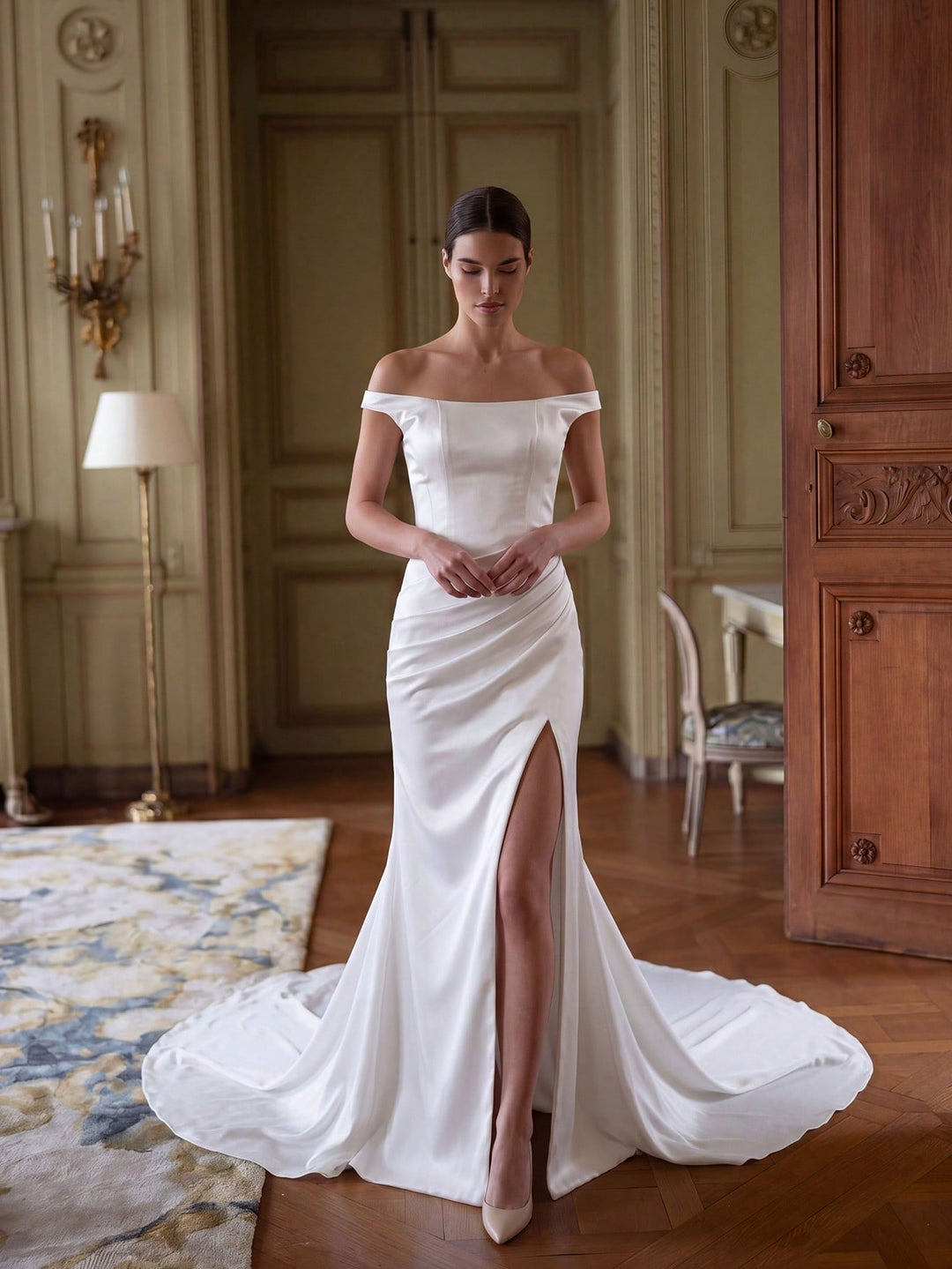 Rochie de mireasă SHEIN, alb