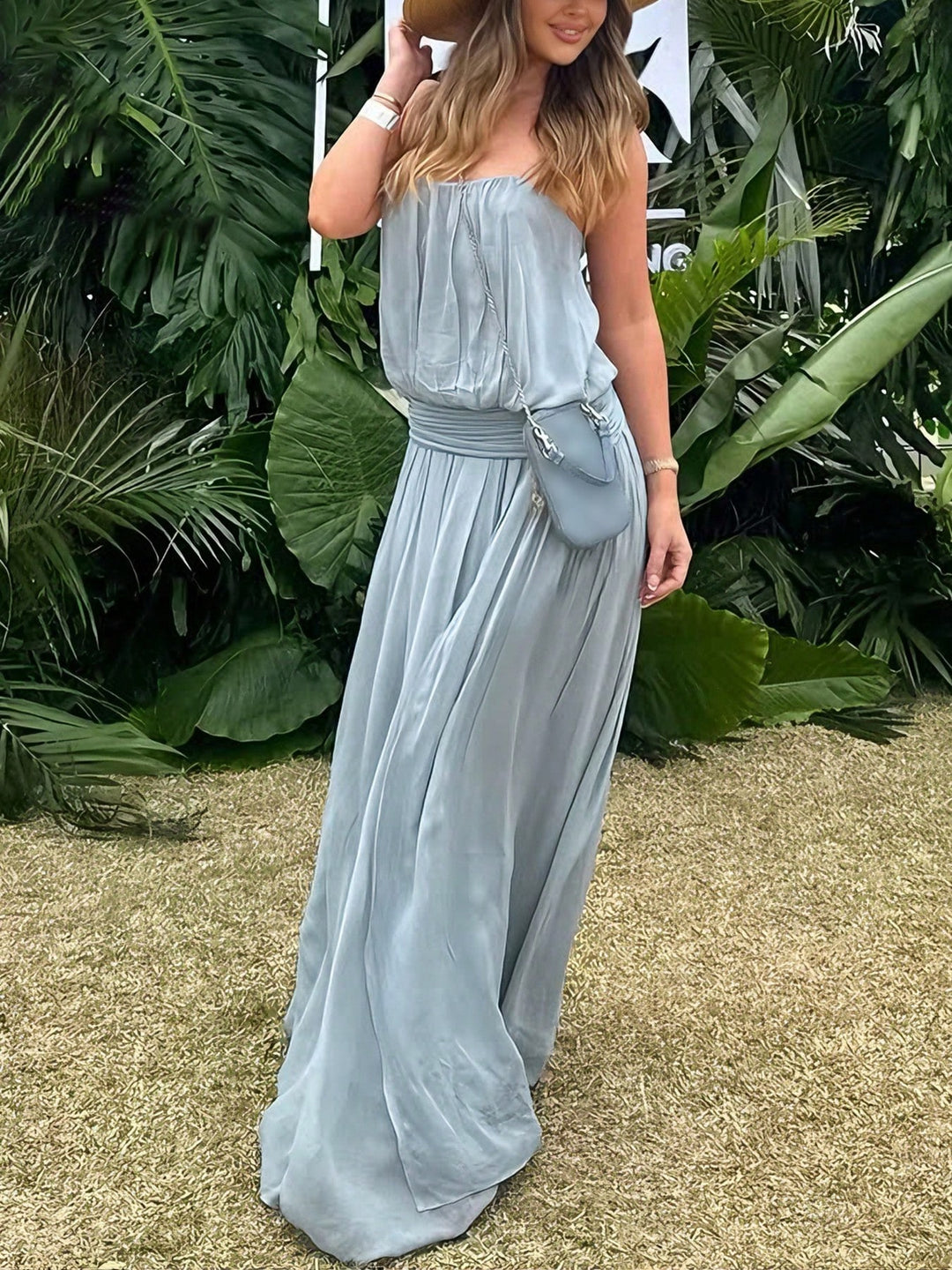 Rochie maxi SHEIN, albastru