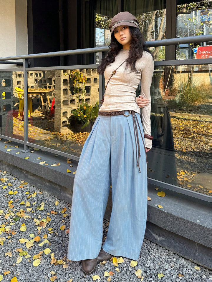 Pantaloni SHEIN, albastru