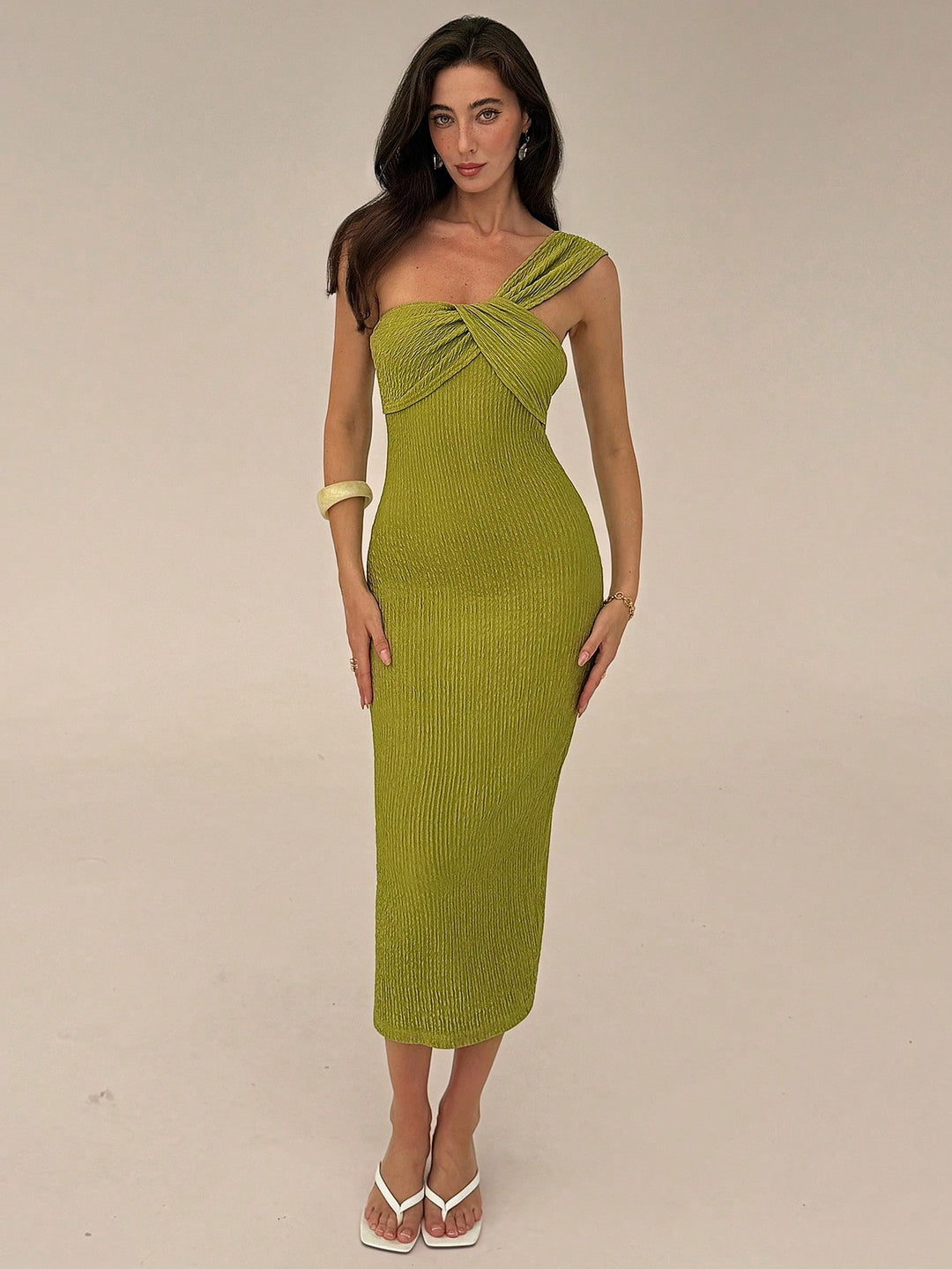 Rochie maxi SHEIN, verde