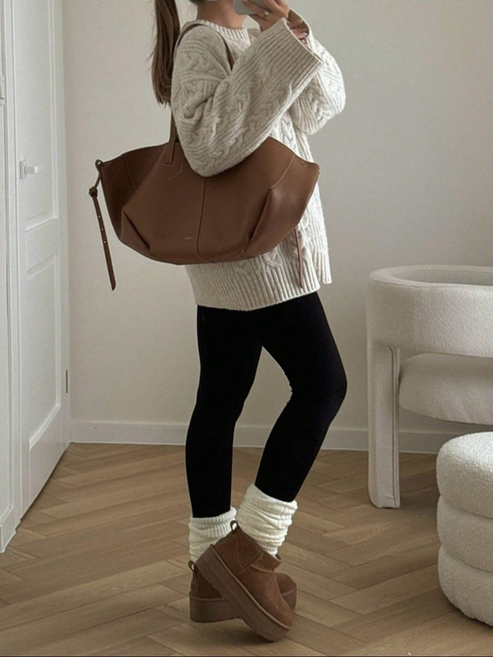 Pulover SHEIN, alb