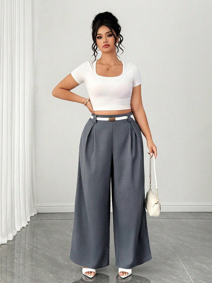 Pantaloni SHEIN, gri
