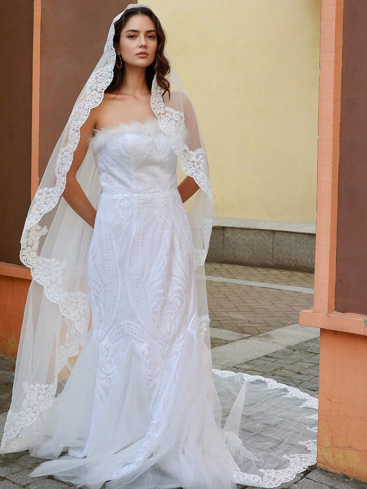 Voal de mireasă SHEIN, mix culori