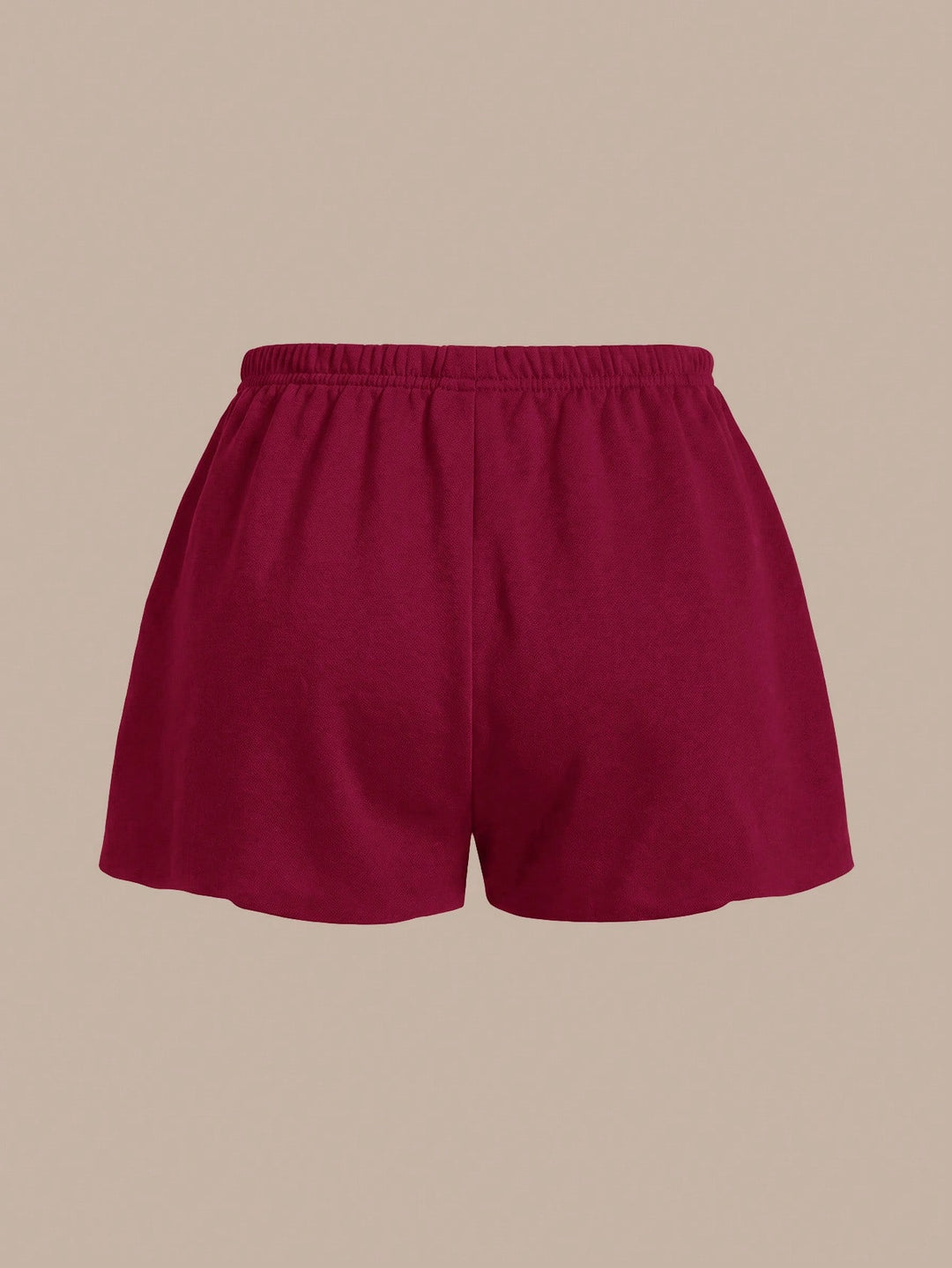 Pantaloni scurți SHEIN, vișiniu